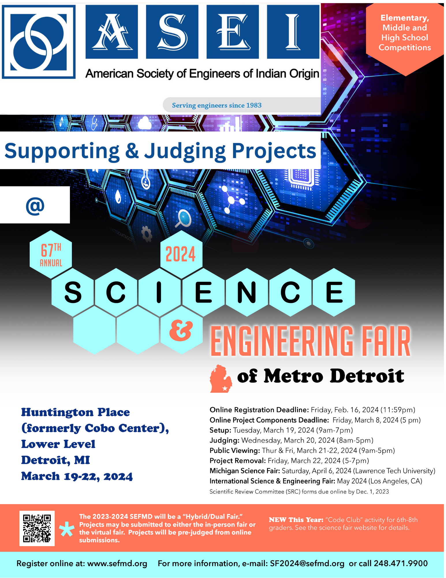 ASEI Michigan at the Science and Engineering Fair of Metro Detroit